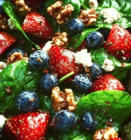 Strawberry Spinach Salad