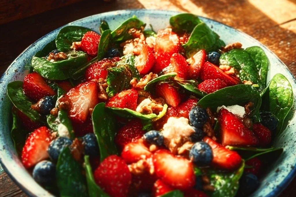 Strawberry Spinach Salad
