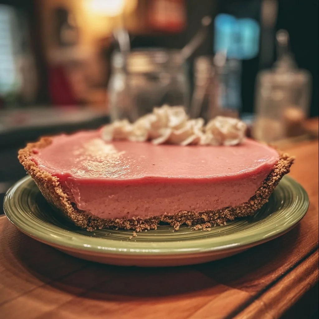 Watermelon Mousse Pie