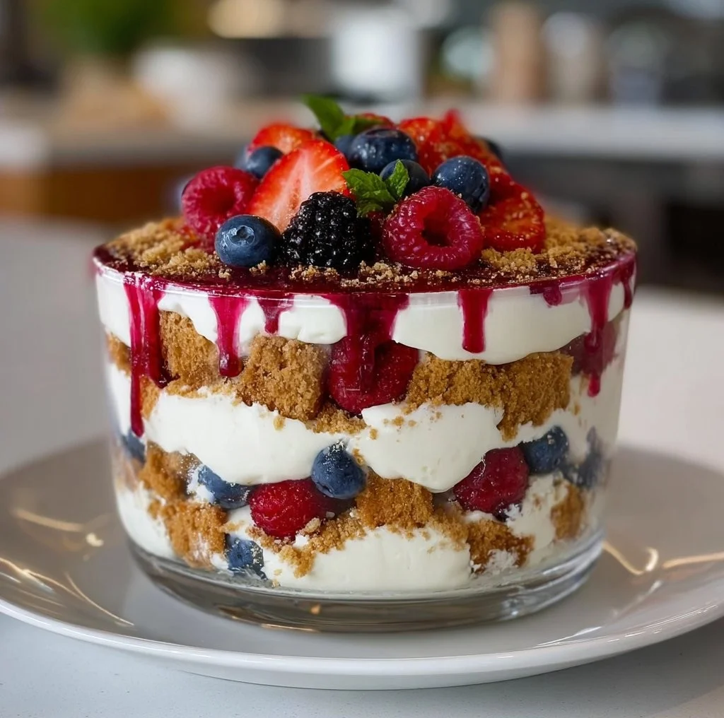 Berry Cheesecake Trifle