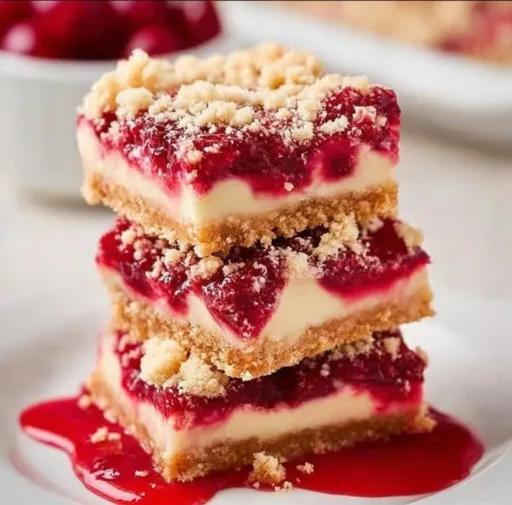 Delicious homemade cherry pie bars with a flaky crust and cherry filling