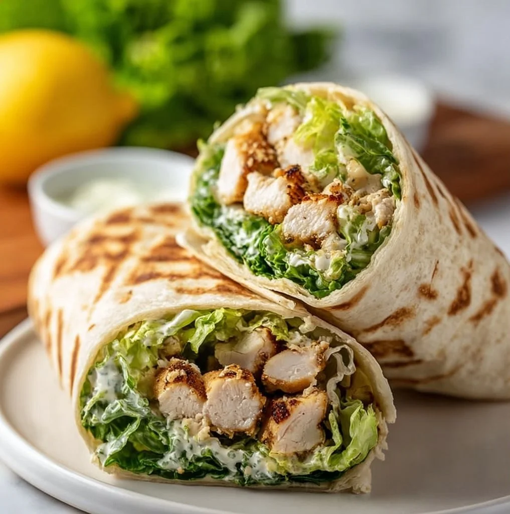 Chicken Caesar Wrap Recipe