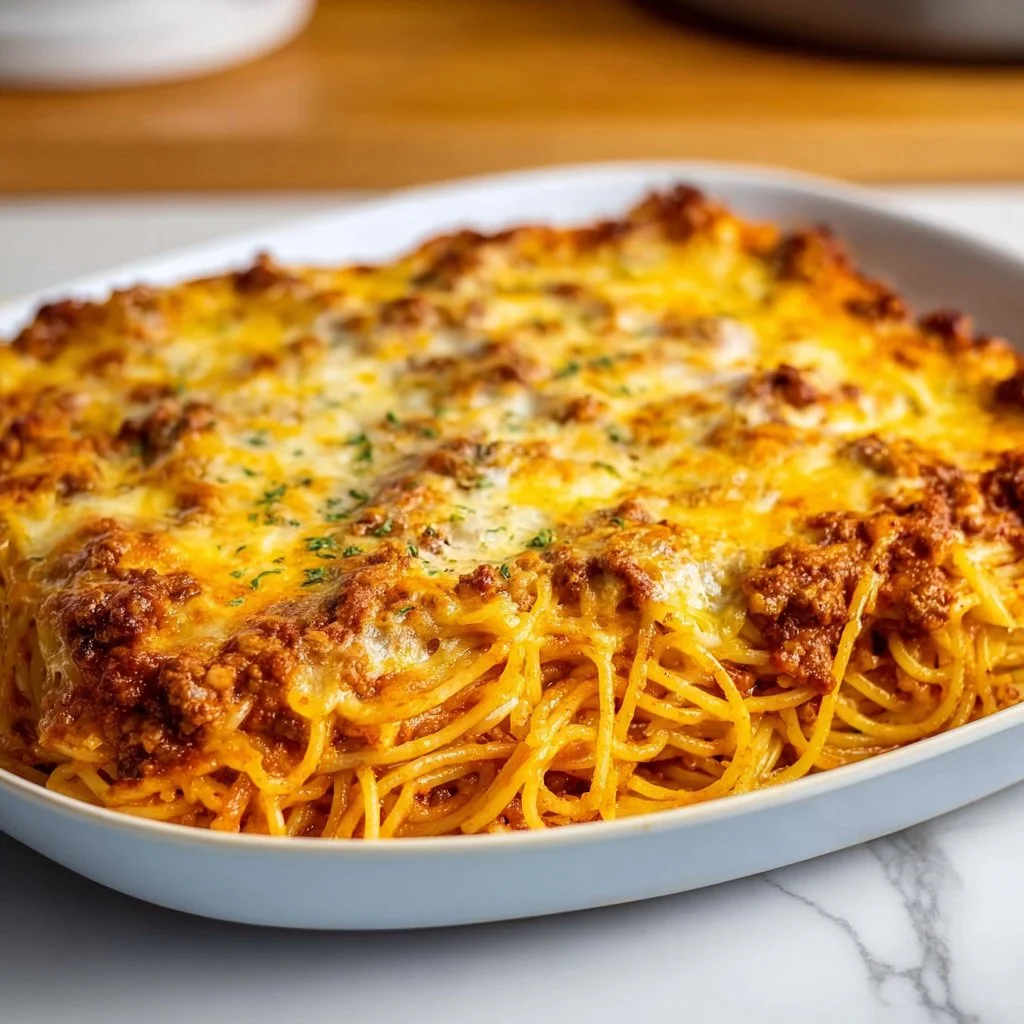Classic Baked Spaghetti