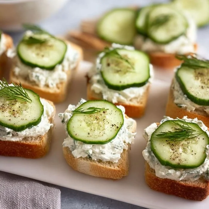 Cucumber Cream Cheese Bites