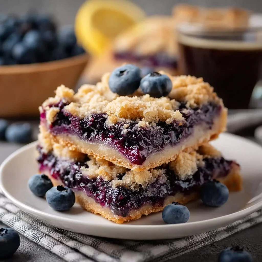 Delicious Blueberry Pie Bars