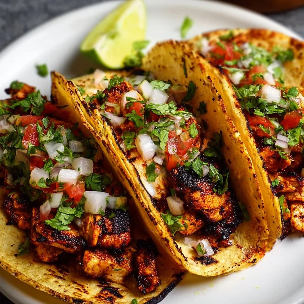 Easy Grilled Chicken Tacos
