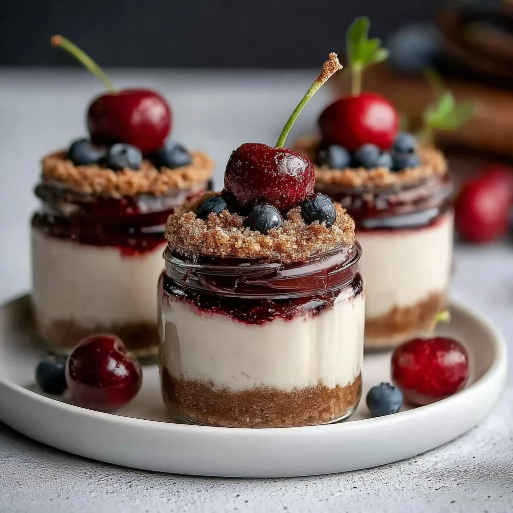 Guilt-Free Protein Cheesecake Jars