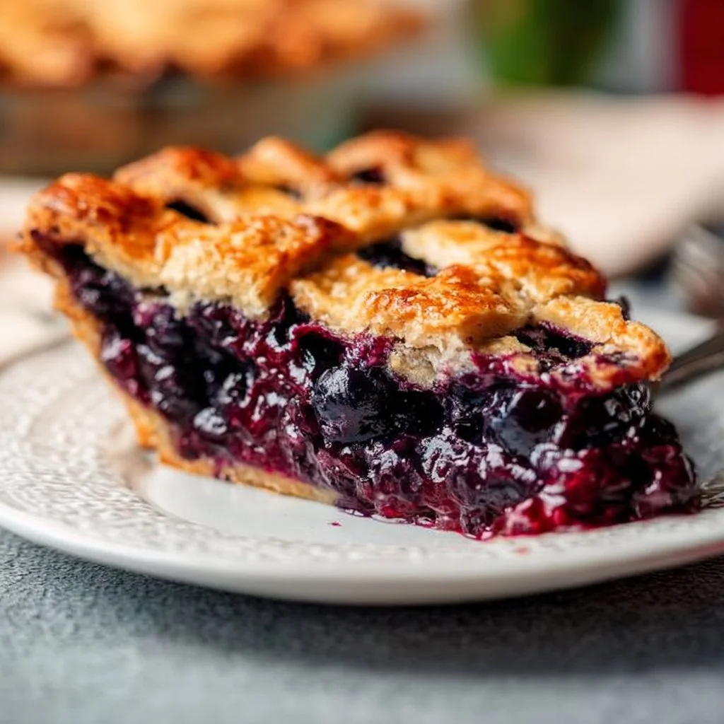 Homemade Blueberry Pie