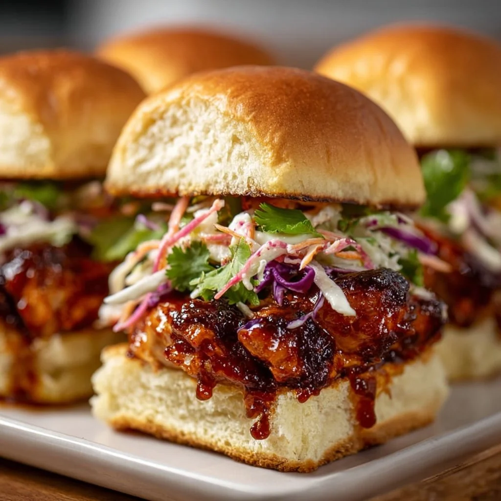 Honey Chipotle Chicken Sliders