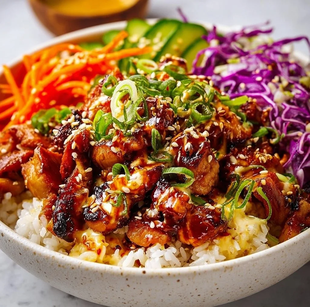 Korean BBQ Chicken Bowls
