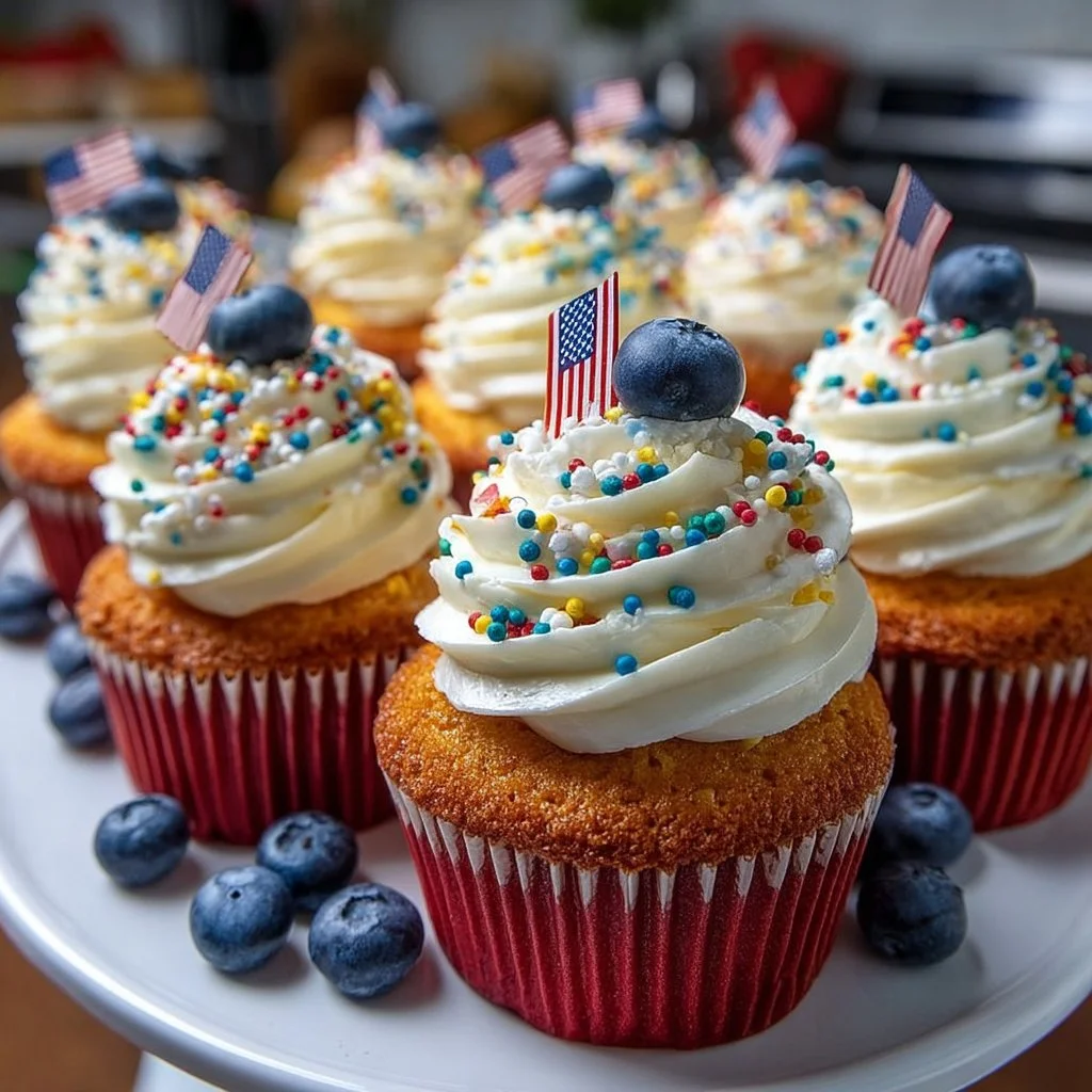 Labor Day Cupcakes