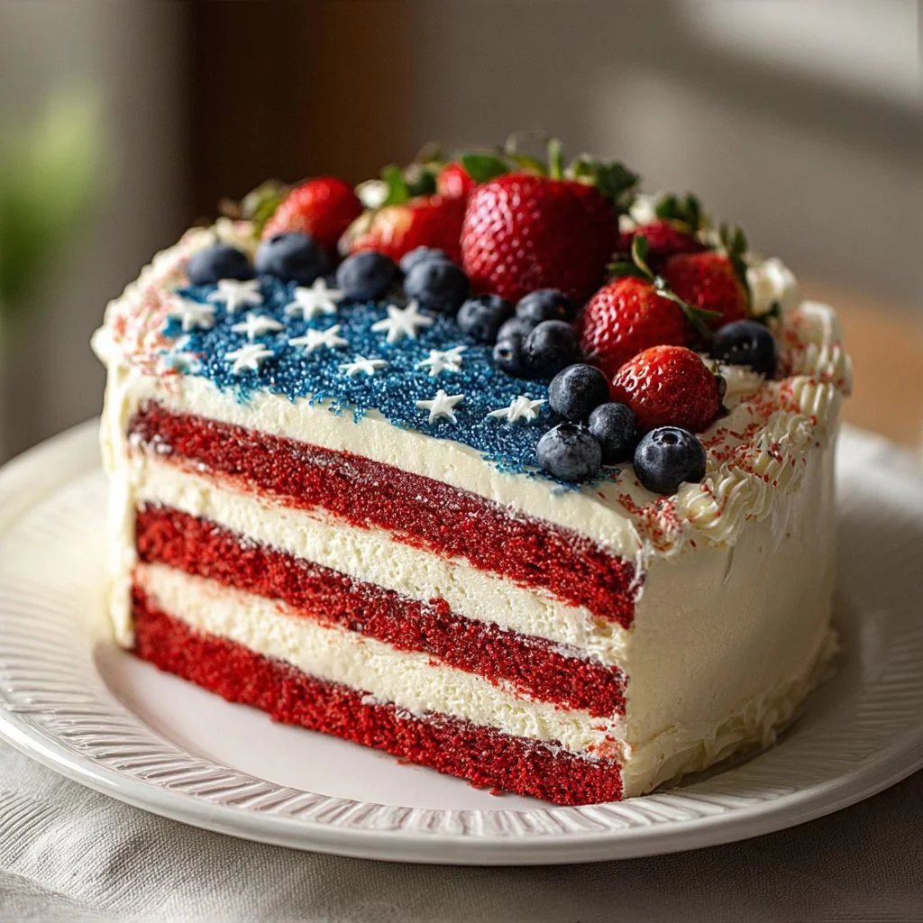 Patriotic Cake: A Celebration of Flavor