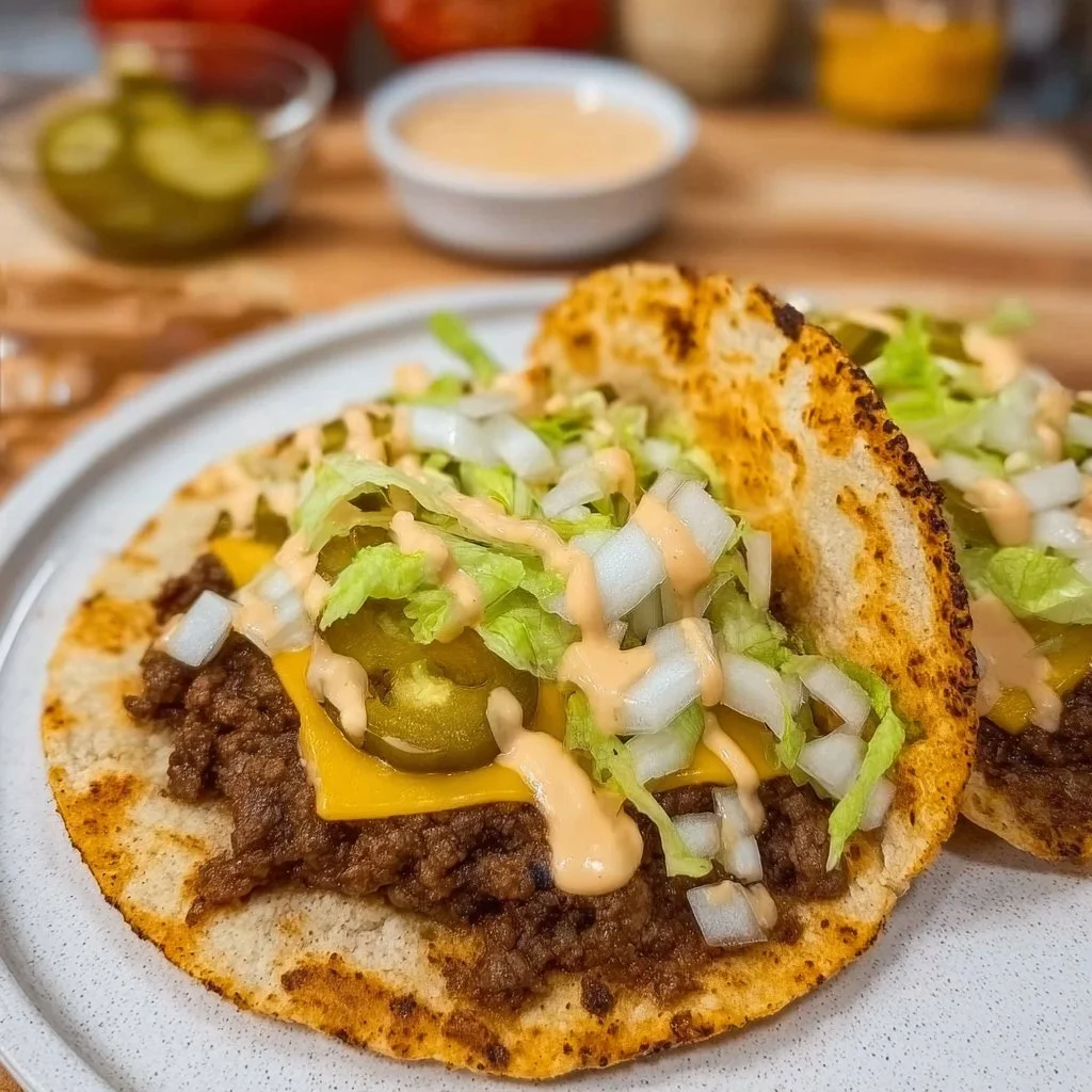 Smash Burger Tacos