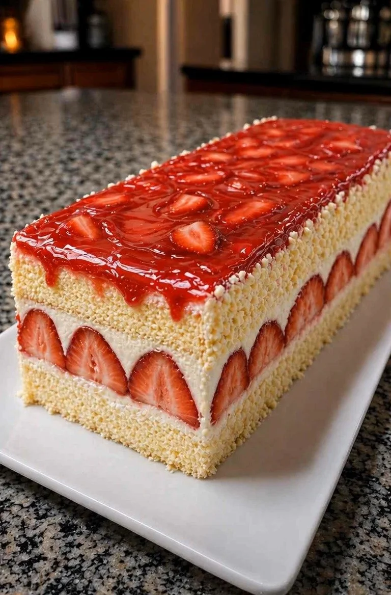 Strawberry Shortcake Cake