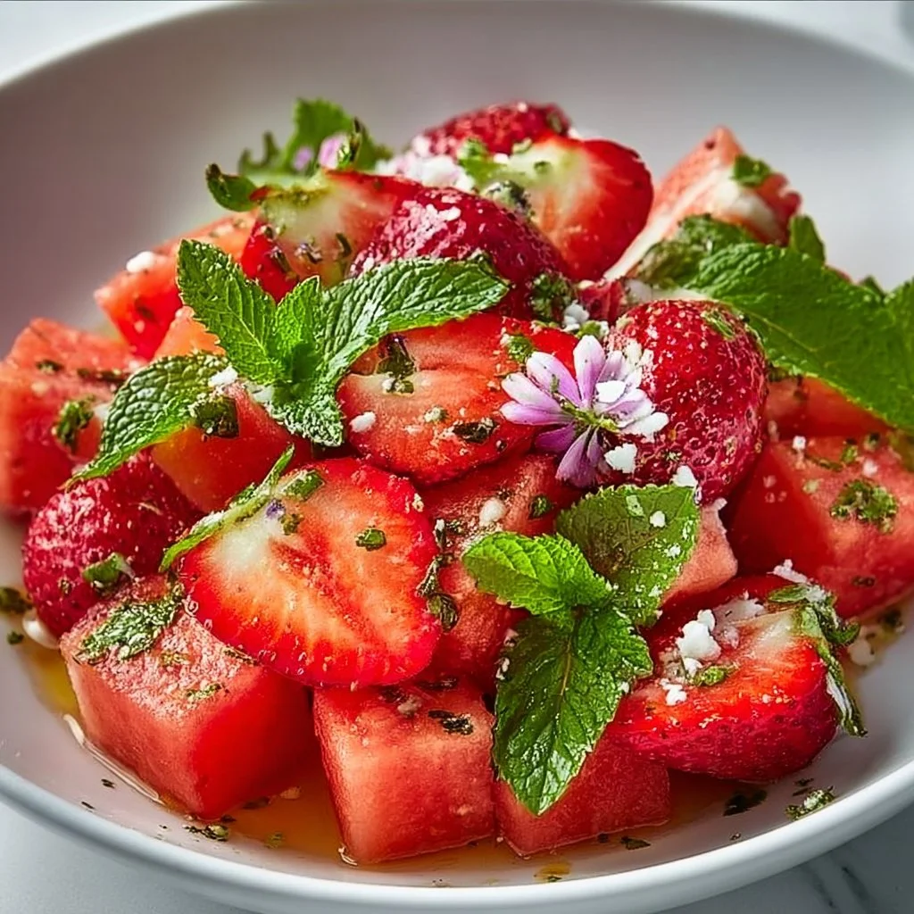 Strawberry Watermelon Salad