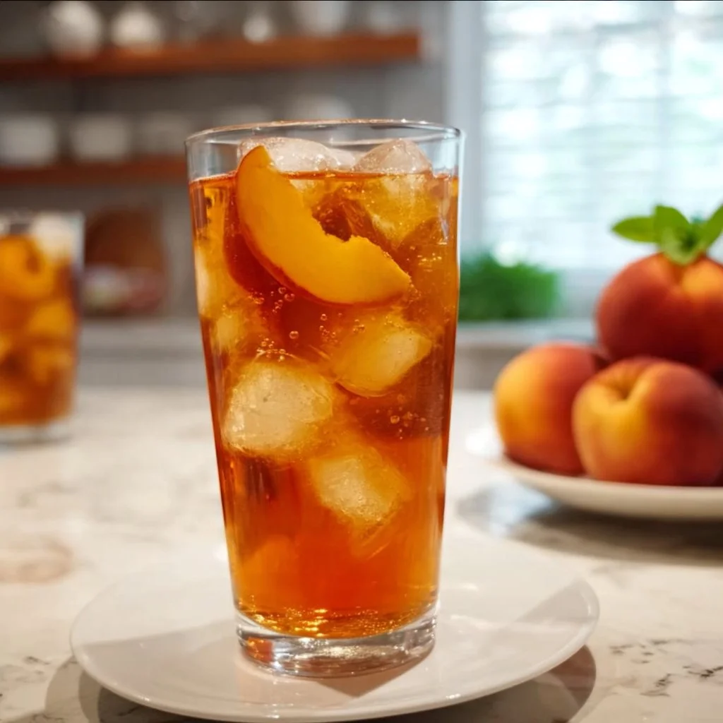 Sweet Peach Iced Tea