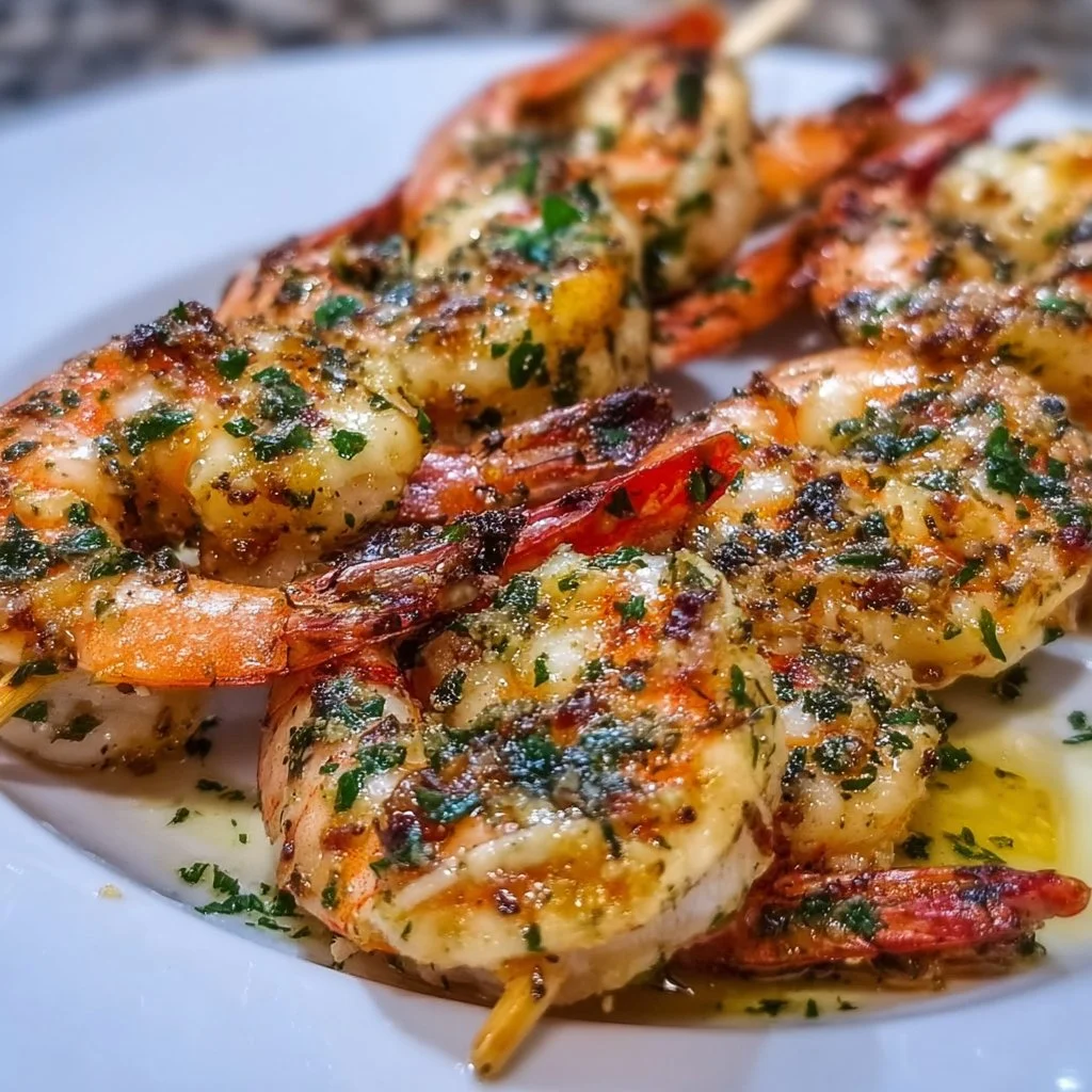 Umami-Boosted Garlic Butter Shrimp Skewers