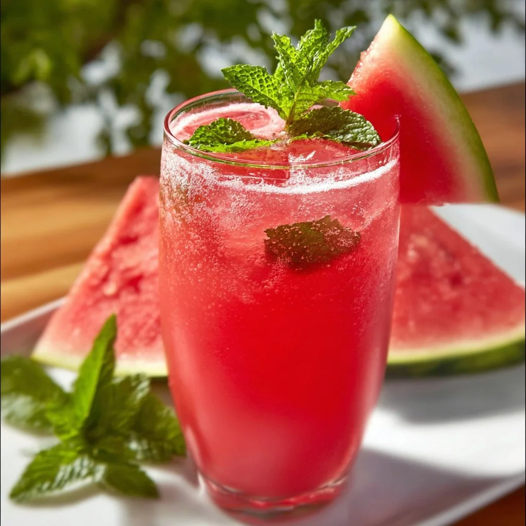 Watermelon Mint Cooler Mocktail