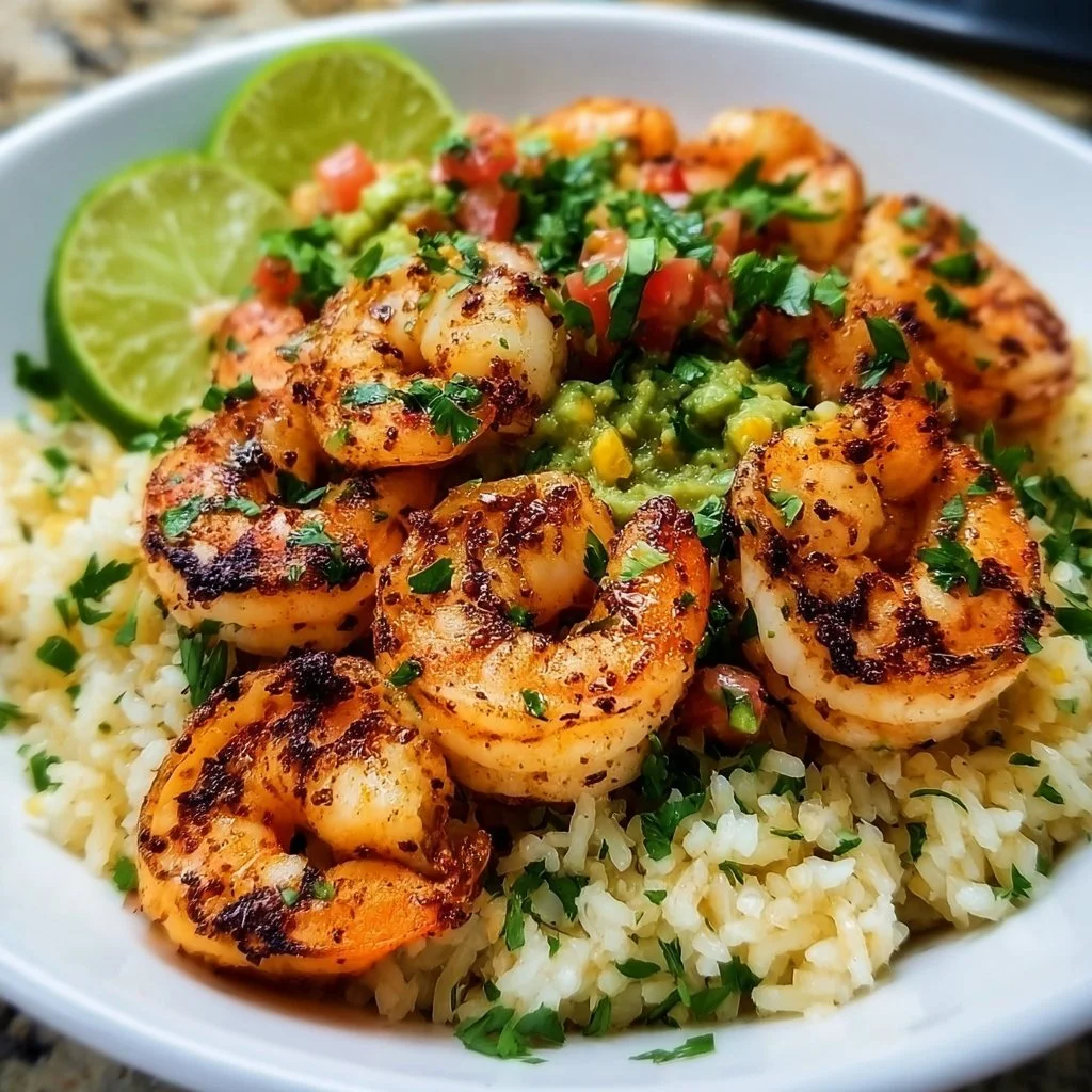 Chipotle Lime Shrimp & Cilantro Rice Bowl