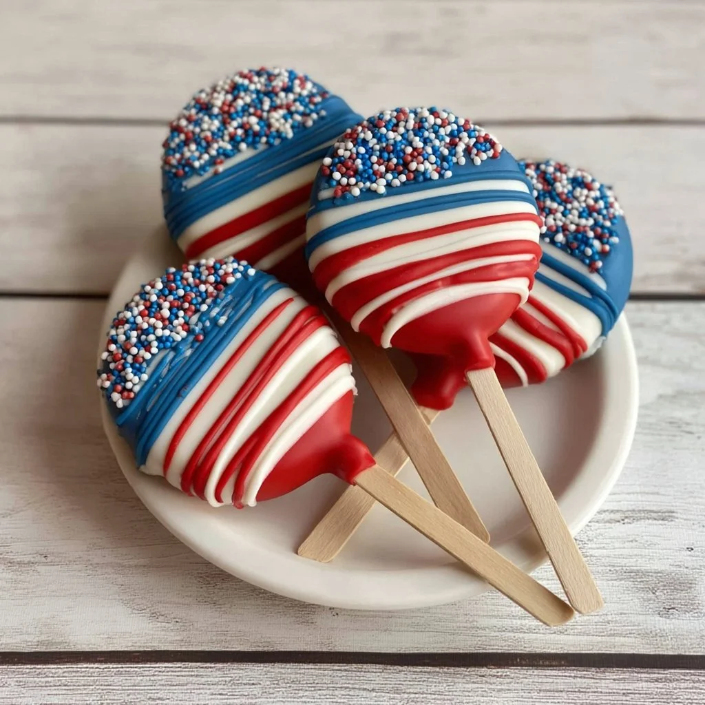 Patriotic Lollipops