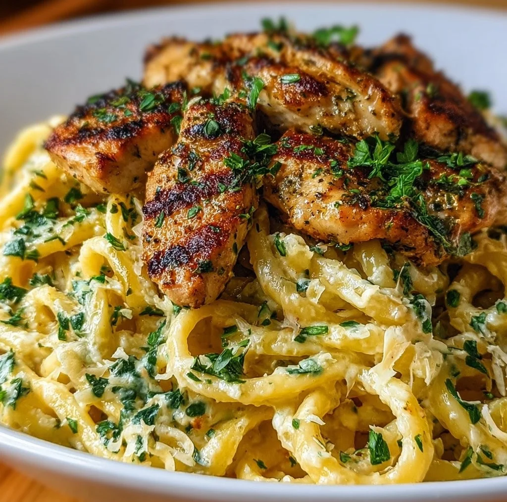 Garlic Parmesan Chicken Pasta