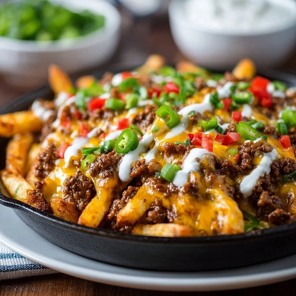 Loaded Cheese Fries Skillet