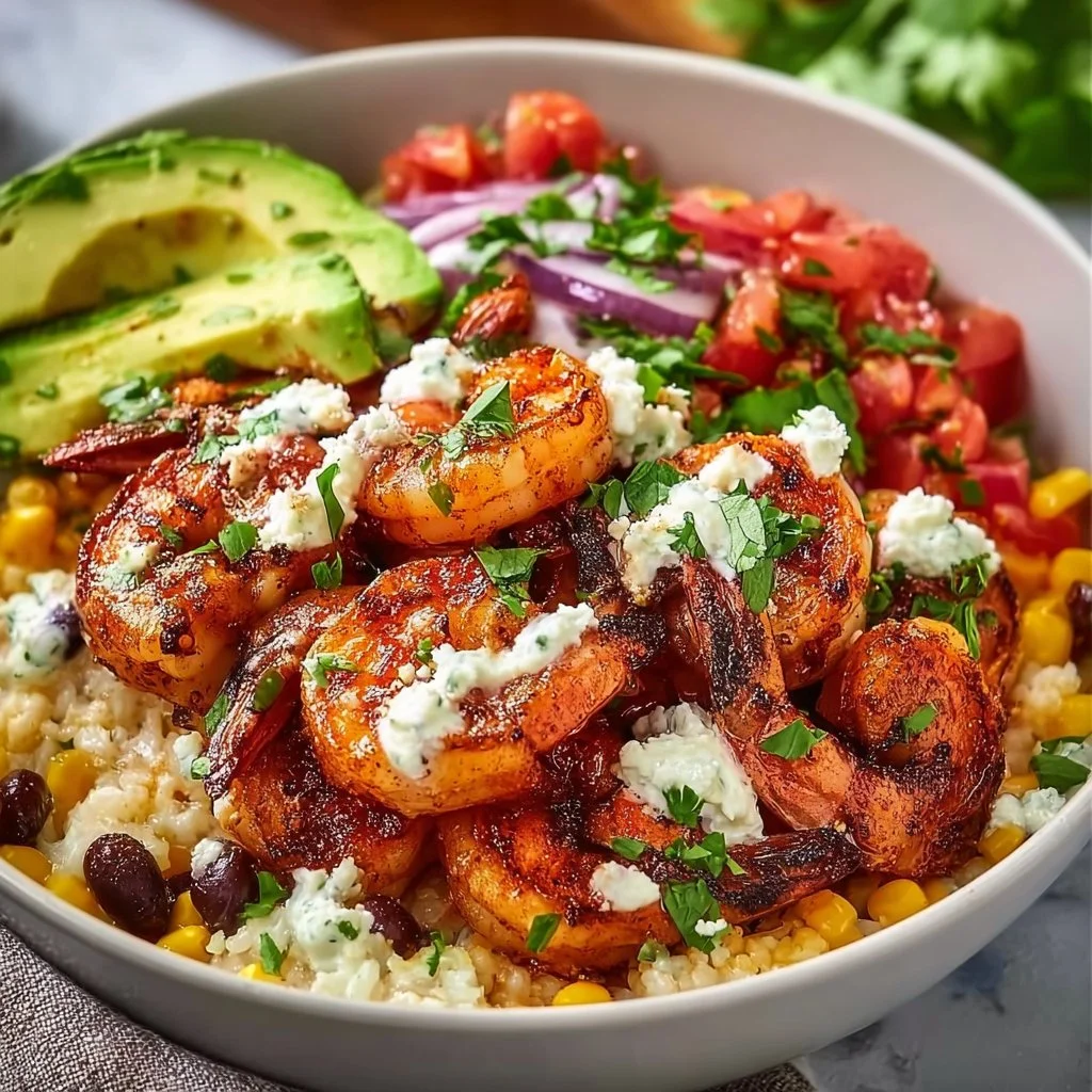 Daringly Delicious Mexican Shrimp Bowl