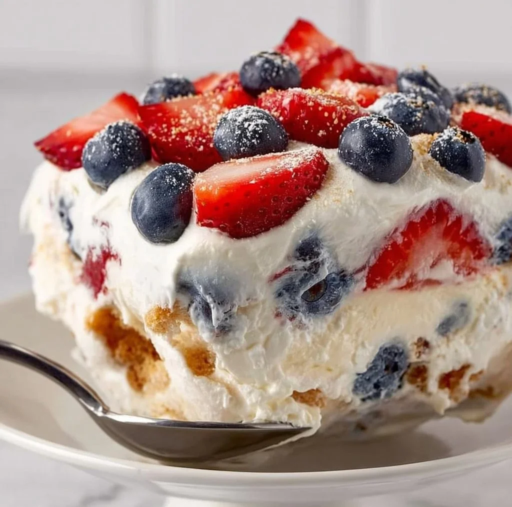 No-Bake 4th of July Trifle