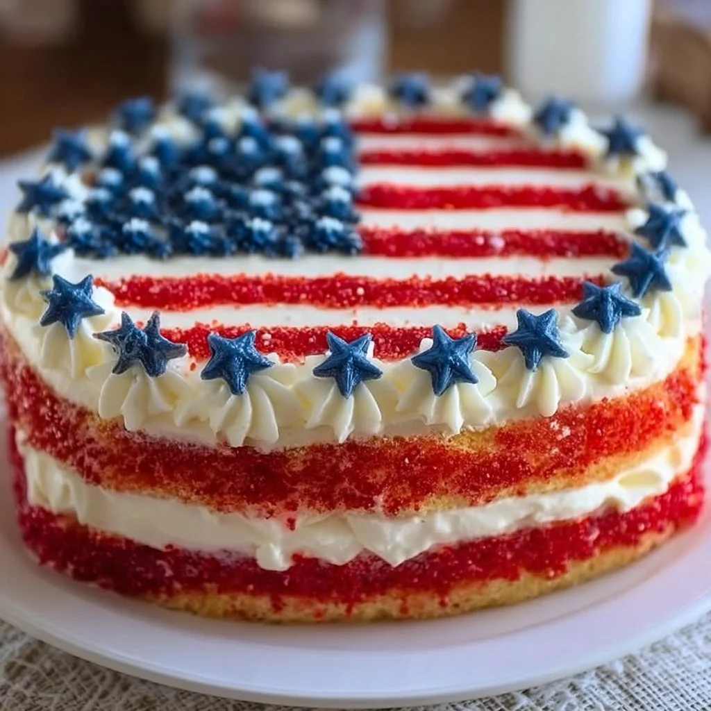 Stars and Stripes Cake