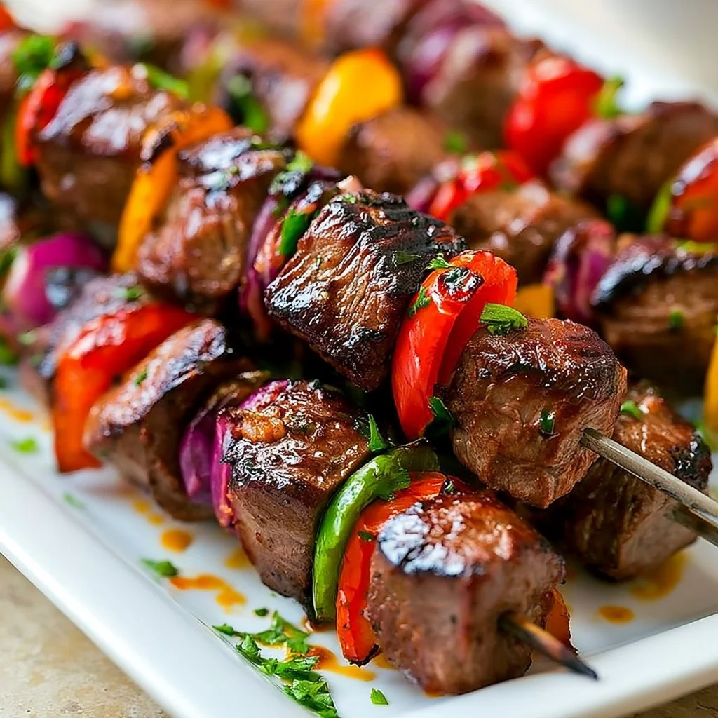 Steak Kabobs on the Grill