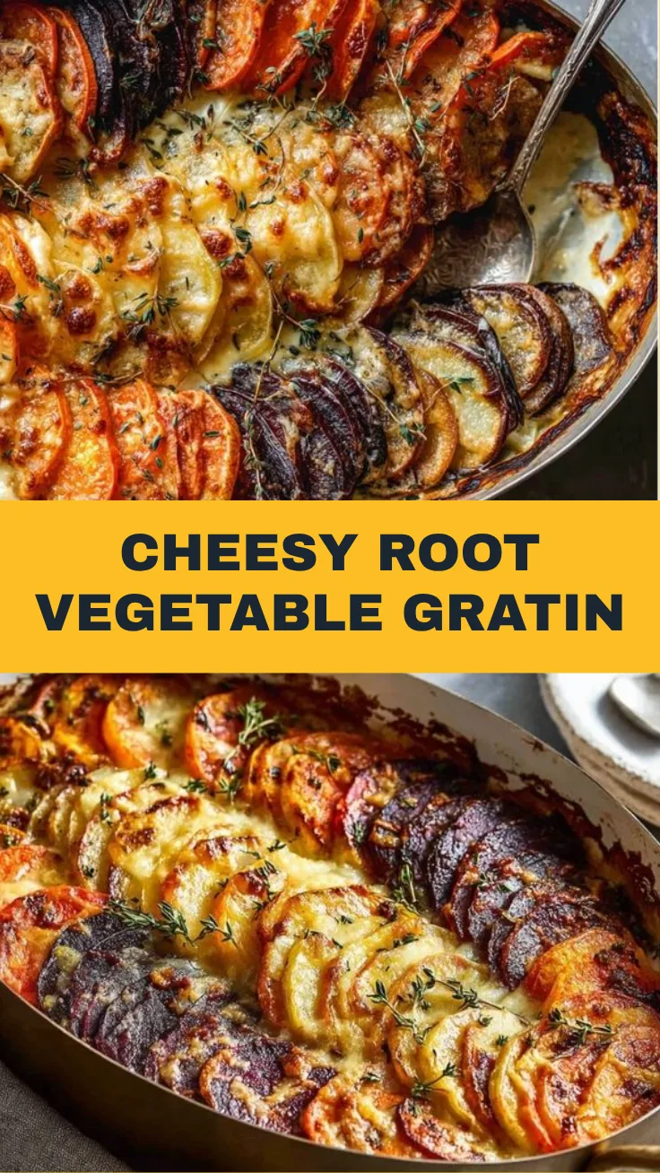 Cheesy Root Vegetable Gratin 1
