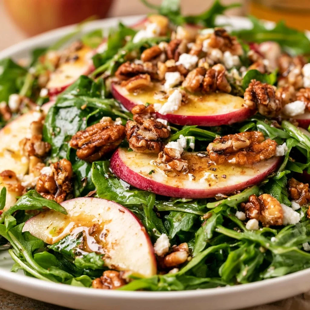 Simple Apple Arugula Salad Recipe | Lemons & Zest