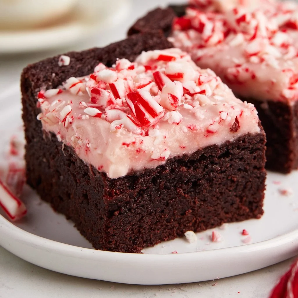 Candy Cane Brownies - Perfect Christmas Brownies