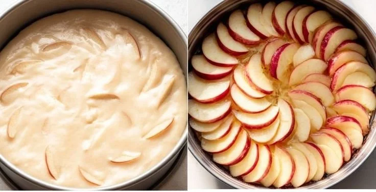The Best Caramel Apple Upside Down Cake Ever - Easy Thanksgiving Dessert Recipe