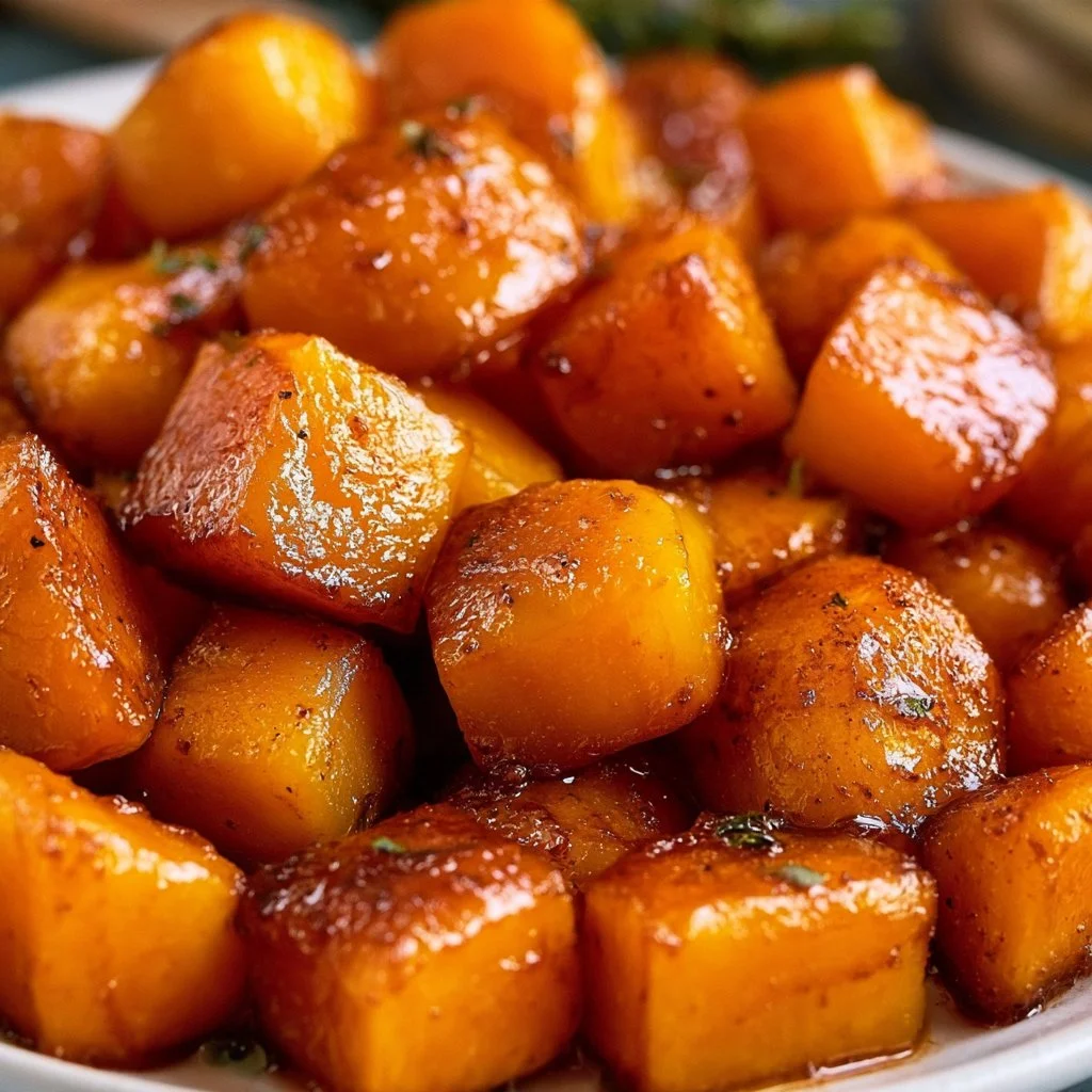 Caramelized Butternut Squash with Brown Sugar - Thanksgiving Side Dish Recipe