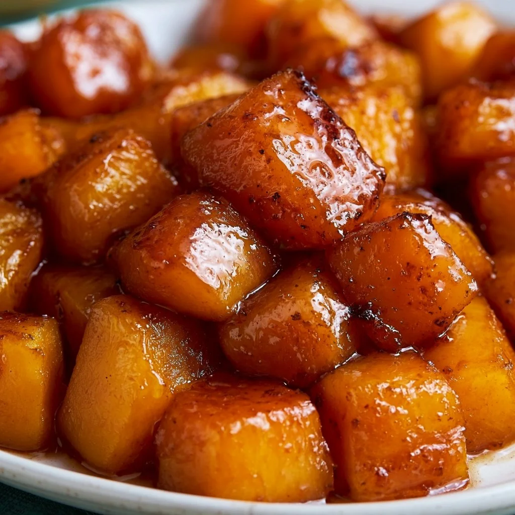 Caramelized Butternut Squash with Brown Sugar - Thanksgiving Side Dish Recipe