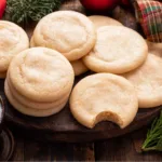 Delicious chewy sugar cookies on a cooling rack