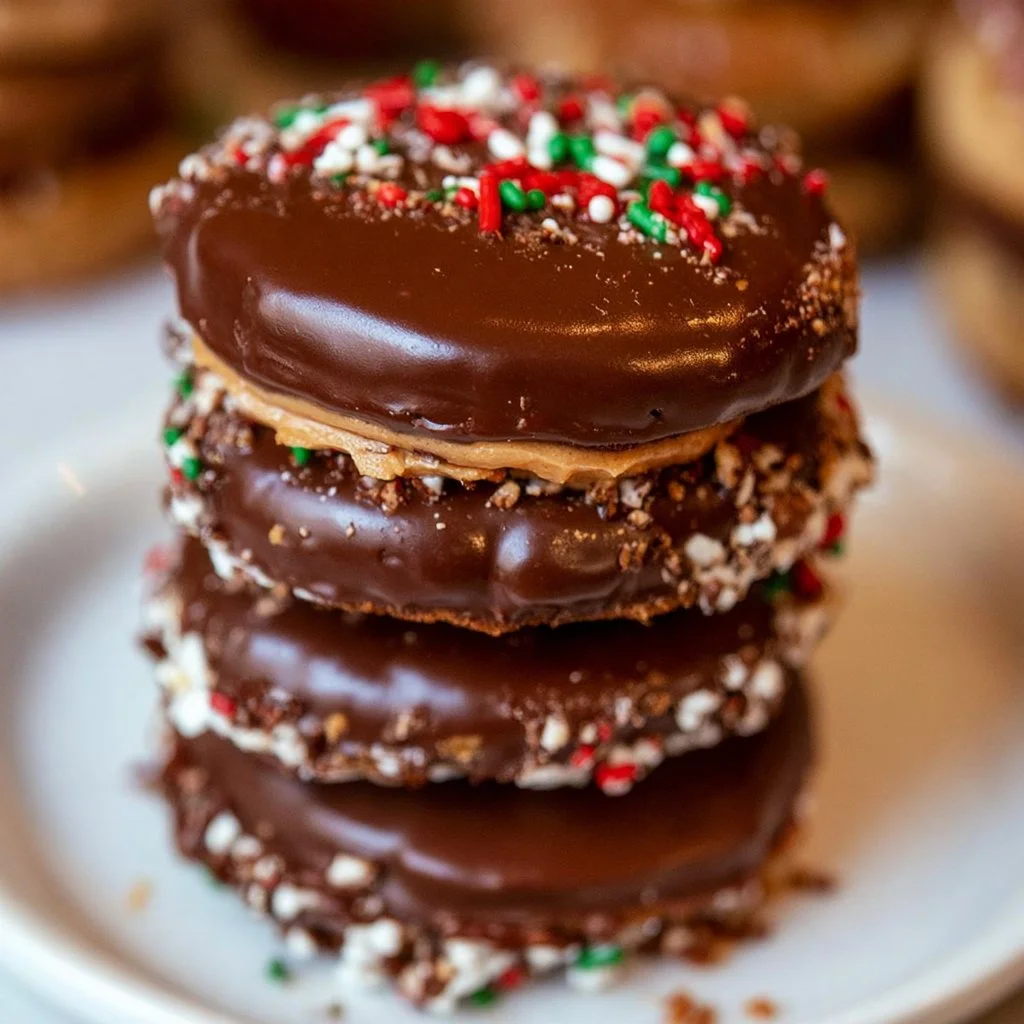 Chocolate Peanut Butter Stacks