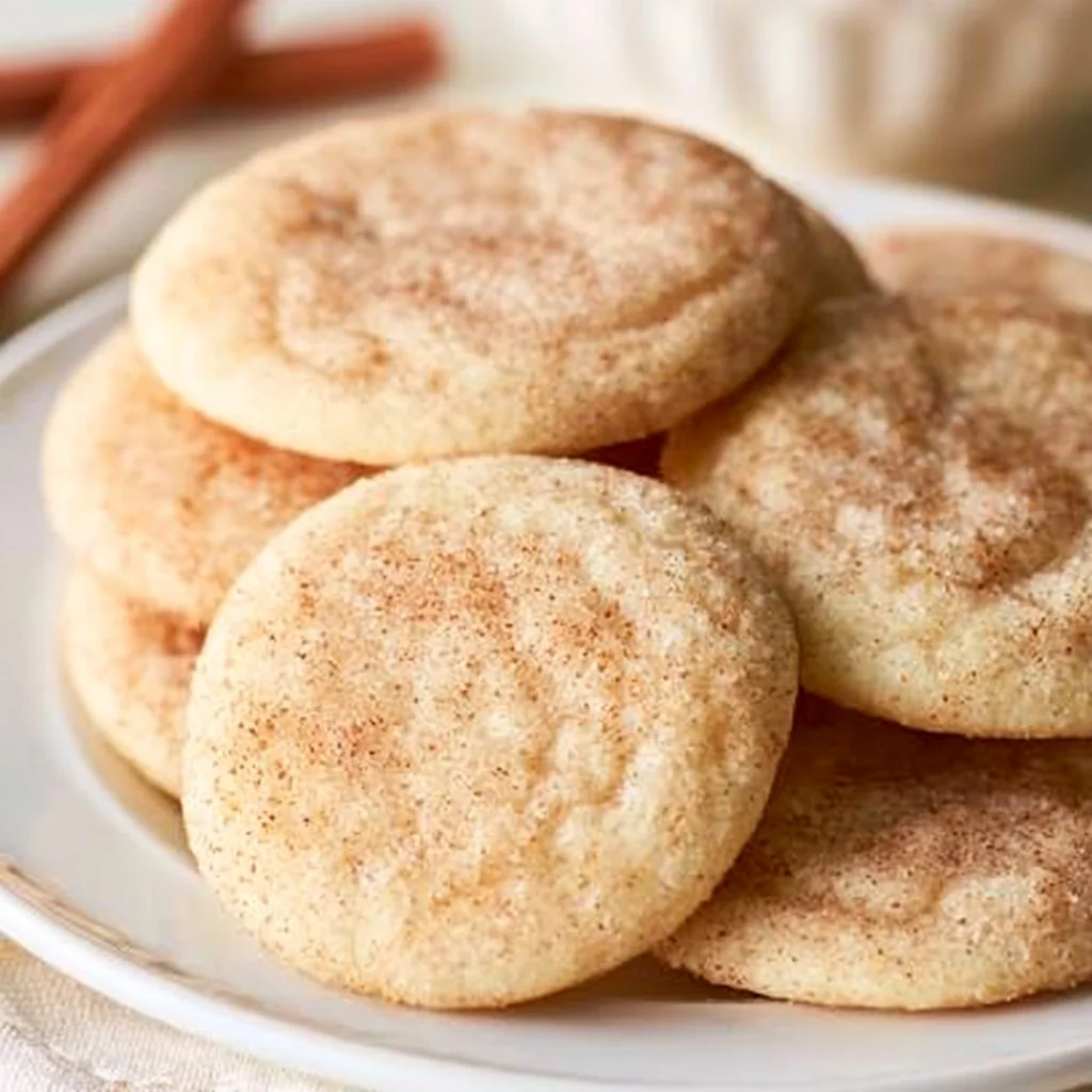 Eggnog Snickerdoodles