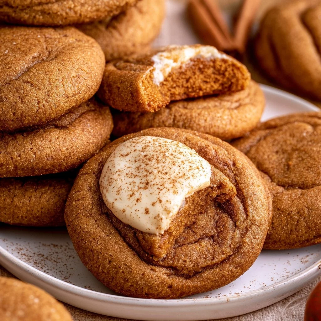 Gingerbread Cheesecake Cookies - In Bloom Bakery