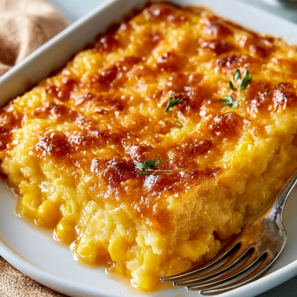 Honey-Glazed Corn Casserole - Easy Thanksgiving Side Dish Recipe