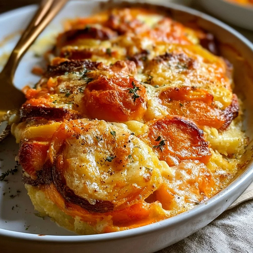 Cheesy Root Vegetable Gratin - Easy Holiday Side Dish Recipe